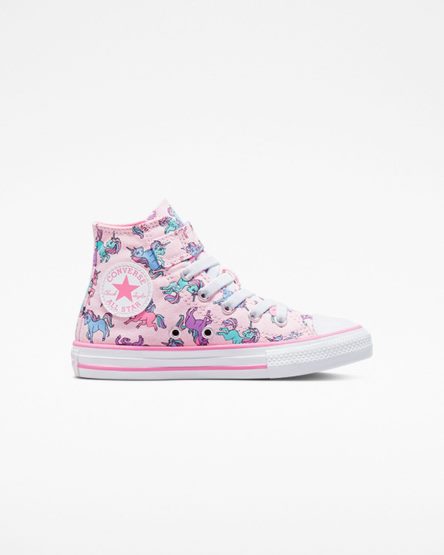 Chlapecké Boty Vysoké Converse Chuck Taylor All Star Easy-On Unicorns Růžové Blankyt | CZ DZOU13